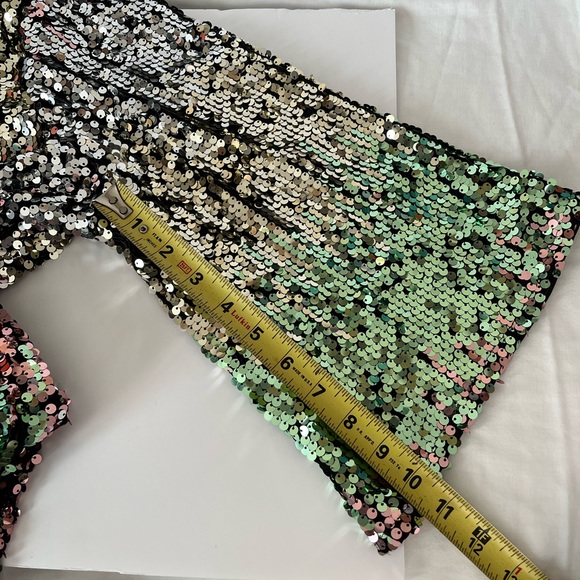 “A Coat of Many Colors”, Sequined party jacket Sz XXL - Picture 6 of 12